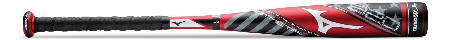 Mizuno B20 Hot Metal T-Ball Bat, 25-in