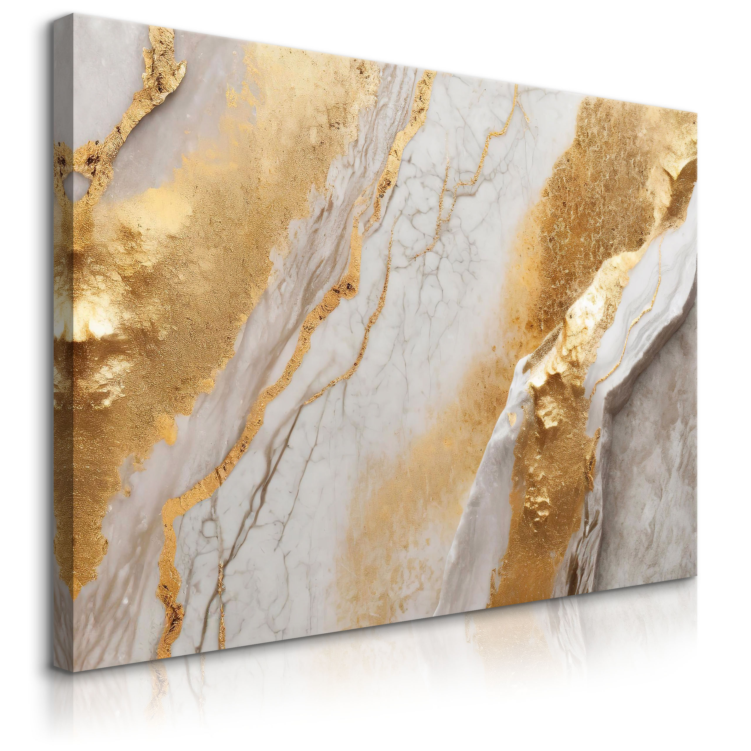 Obraz Marmur Z Elementami Złota 30x20cm