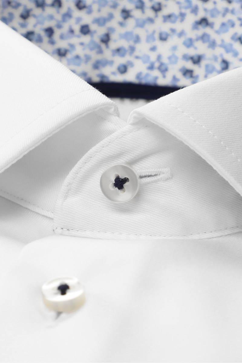 ETERNA 1863 Slim Fit Hemd weiss, Einfarbig