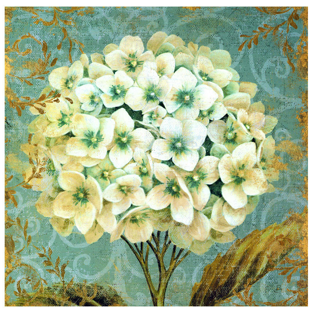 - Tableau impression sur toile hortensia 90x90cm