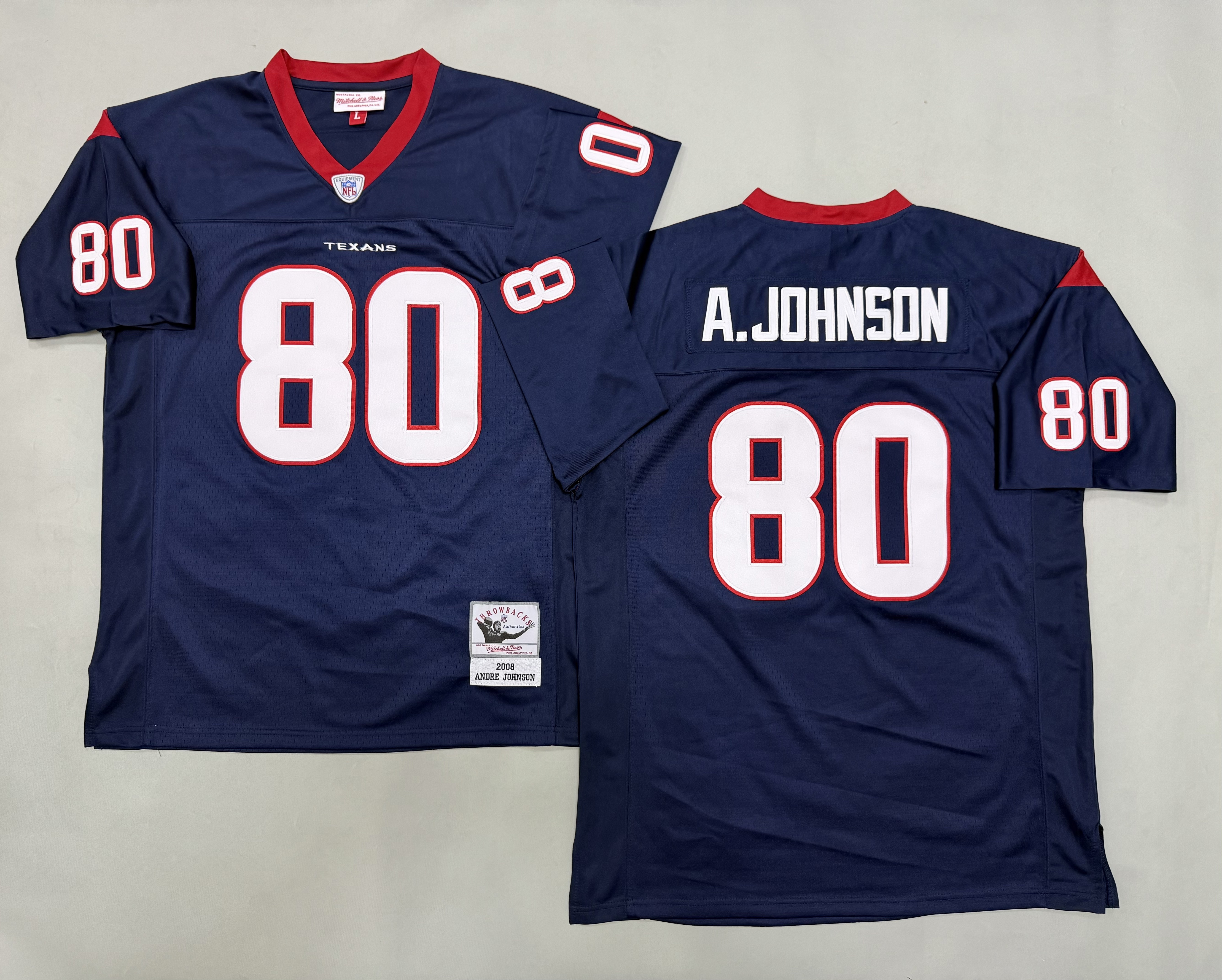 Andre Johnson Houston Texans Authentic Throwback Retired Player Jersey