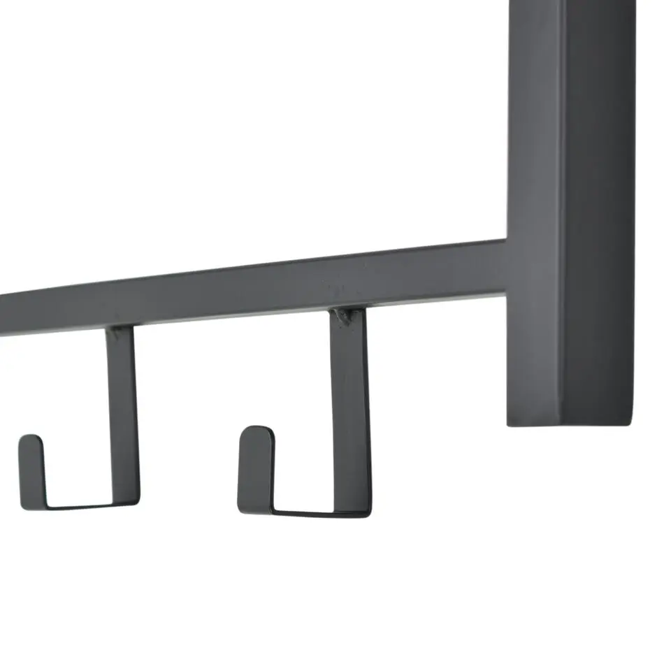 LOFT42 Bergamo Kapstok - Zwart �?Metaal �?4 haken