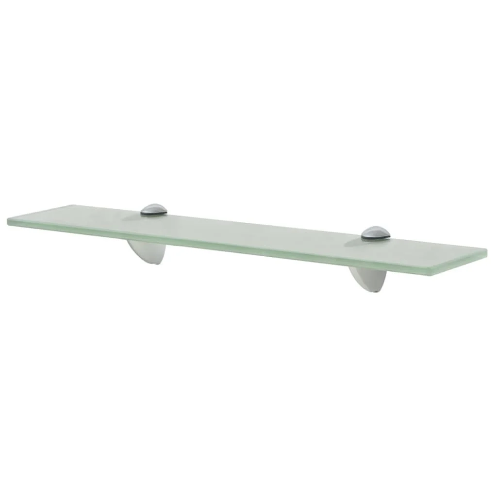 Podwieszana półka Przezroczysta 50 x 10 cm Szkło vidaXL