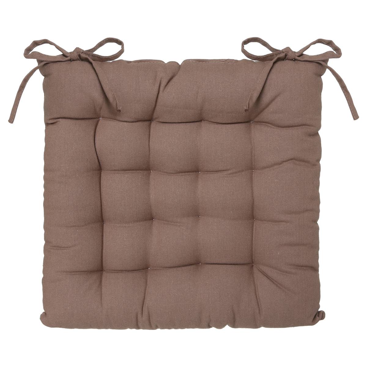 Chair cover Taupe grey, 38x38 cm