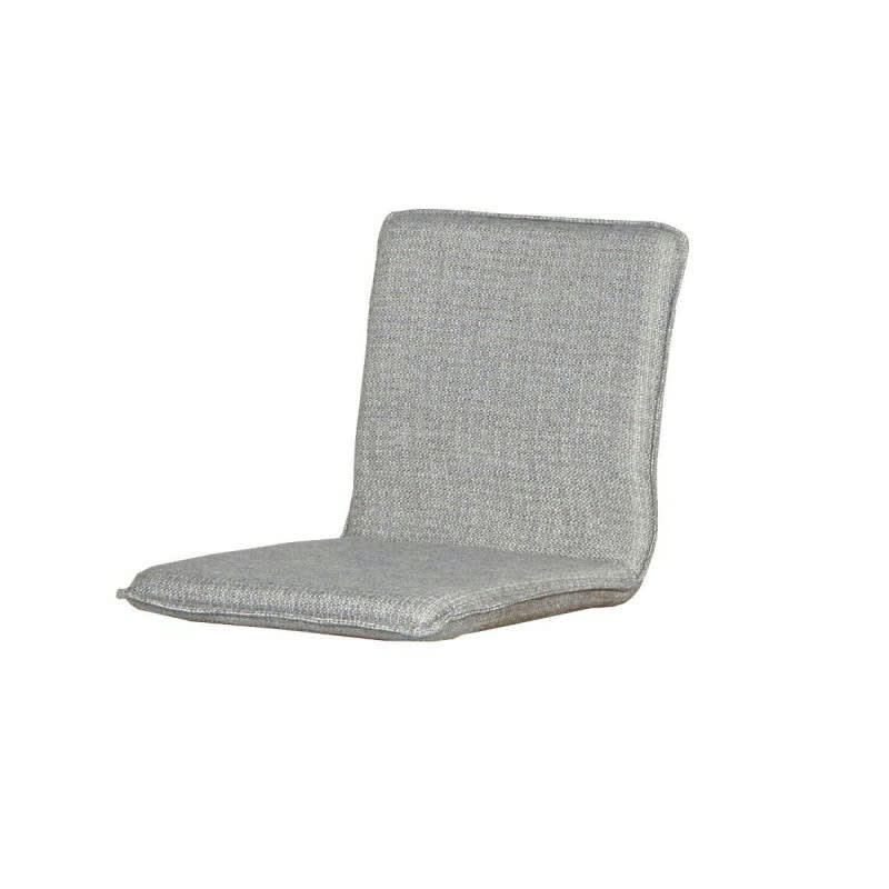 VIESTE - Coussin d’assise et dossier rigide pour banc extérieur gris
