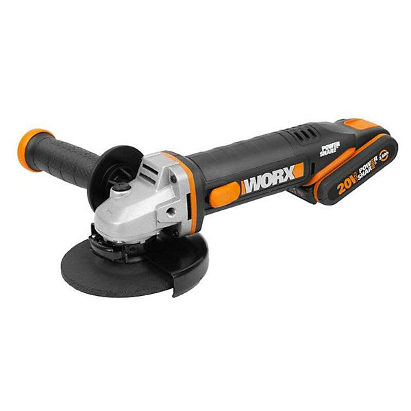 Meuleuse angle worx sans fil wx803 20 V 1000 W Batterie 2 Ah 12.5 cm