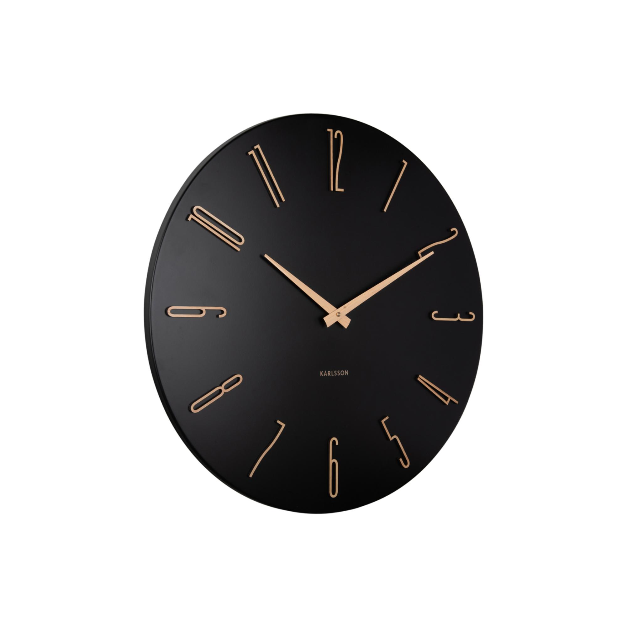 Karlsson wandklok Esmerado Large - zwart - Ø60cm