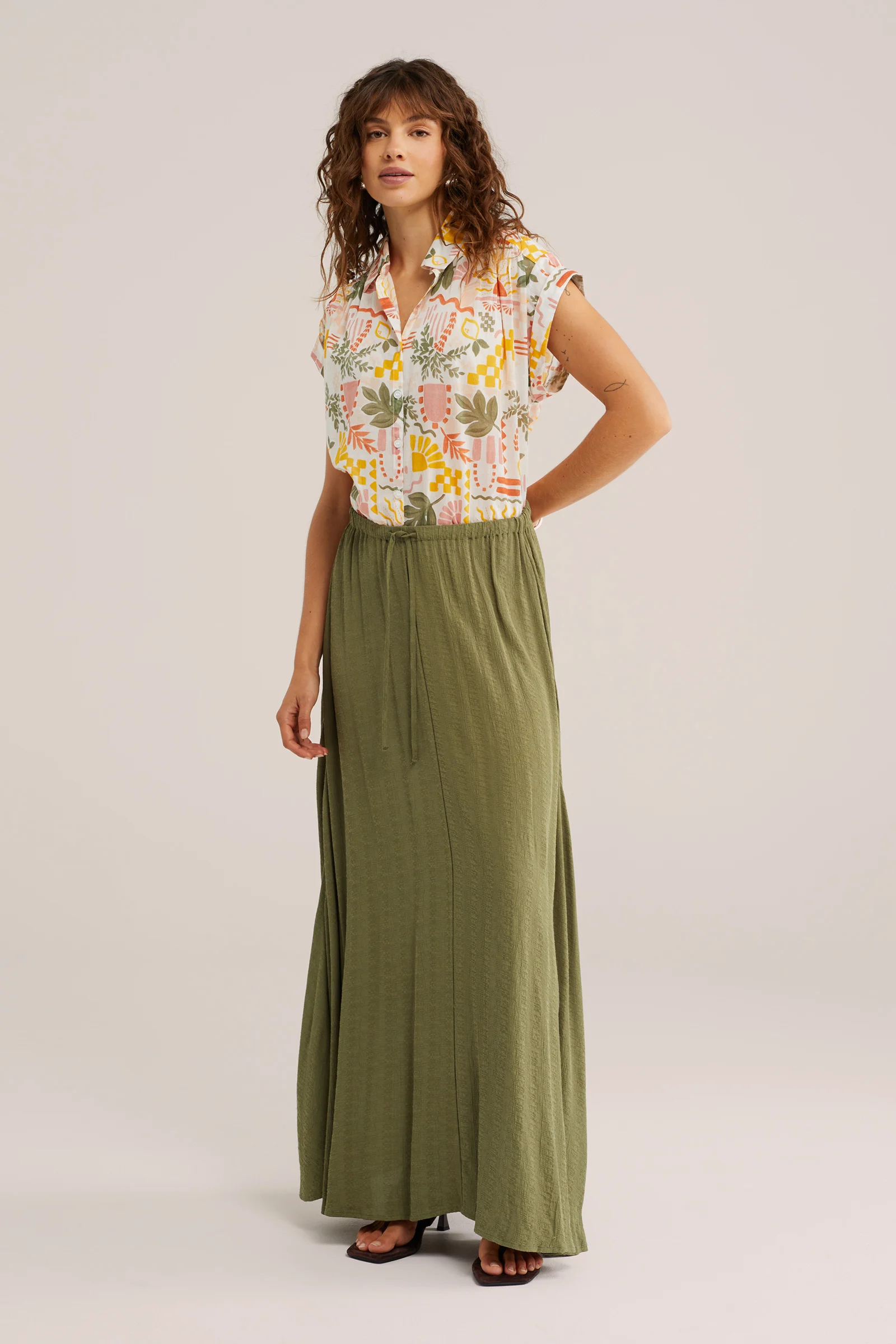 Dames blouse met print