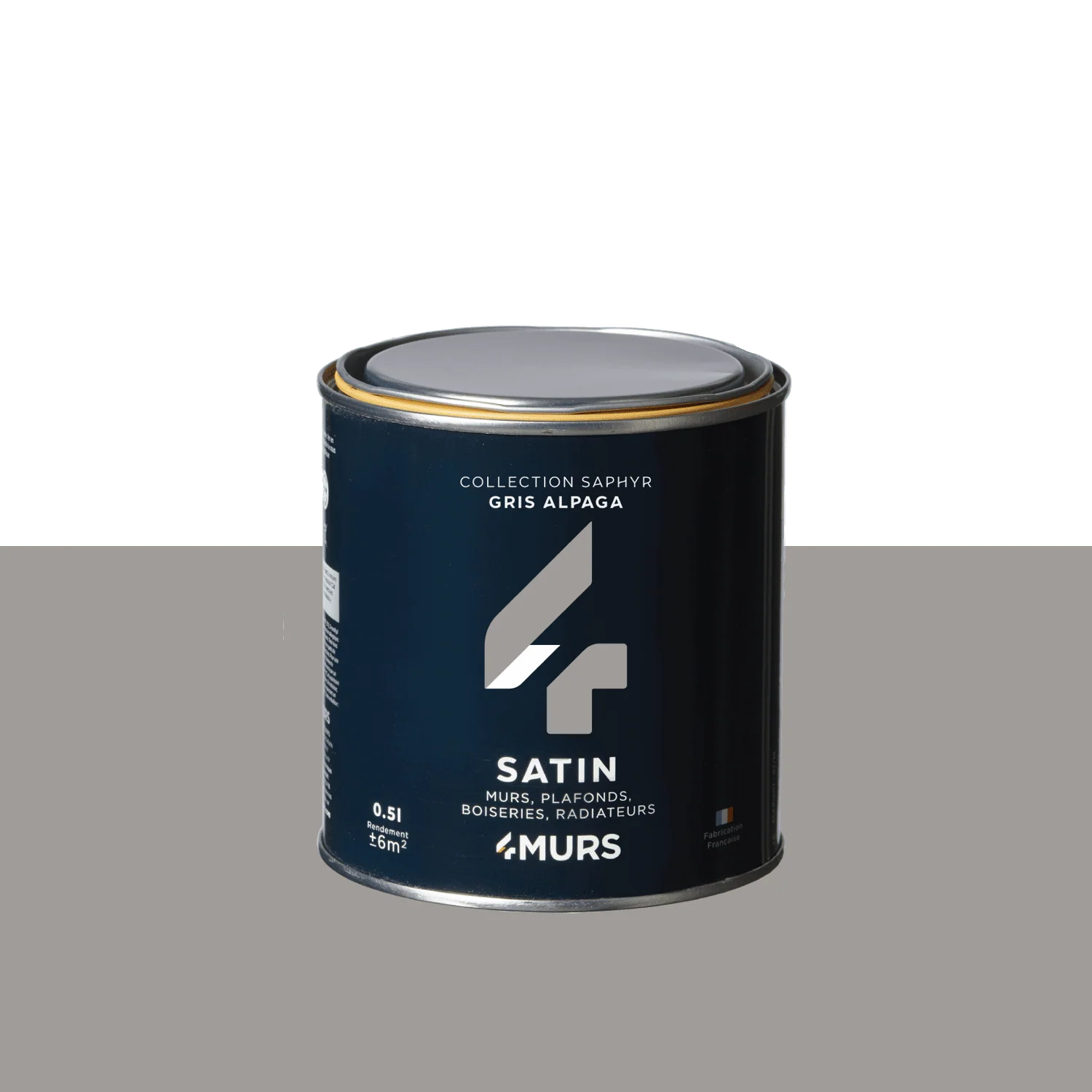 Saphyr Peinture Finition Peinture gris alpaga Satiné 0,5 L