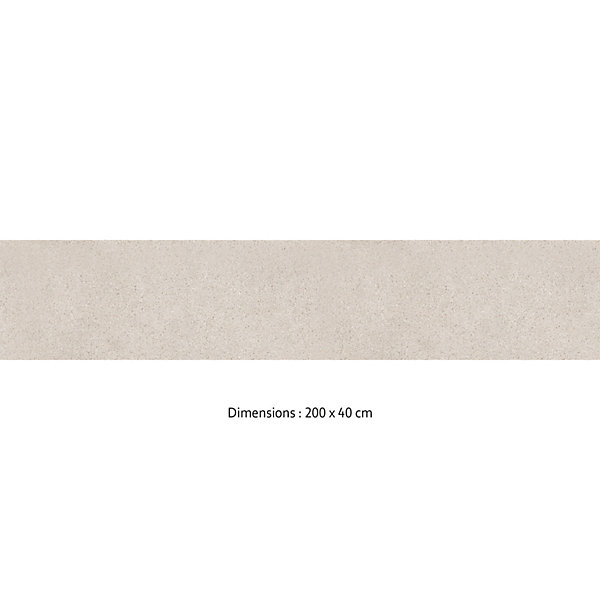 Crédence cuisine adhésive en vinyle imitation granit beige, 200 x 40 cm, design raccordable