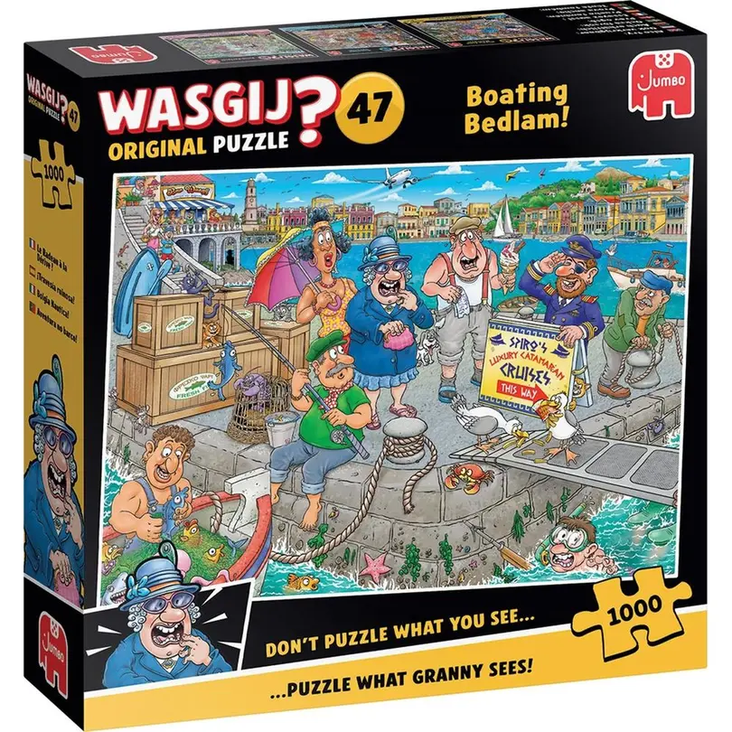 Puzzle 1000er-Set Wasgij Original 47