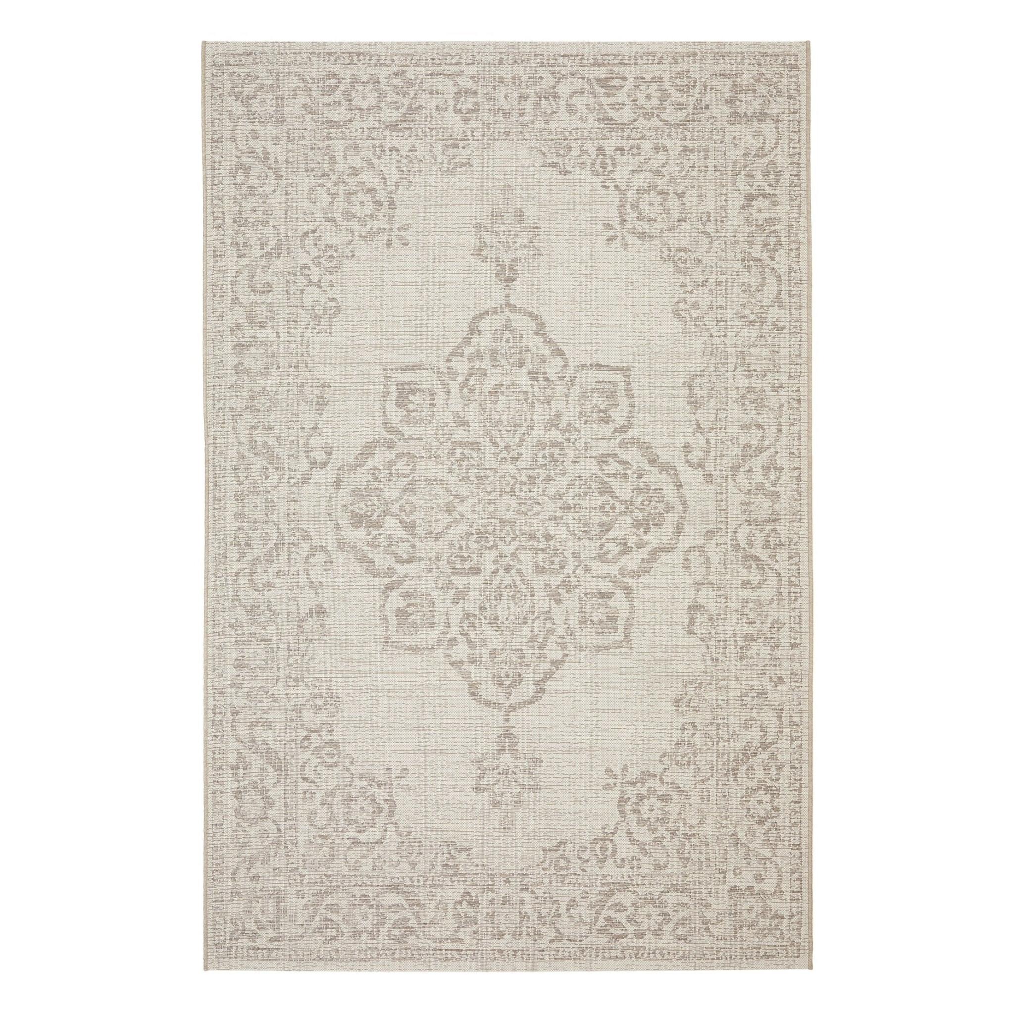 AFK Living vloerkleed Alhambra - voor binnen en buiten - beige - 80 x 150 cm