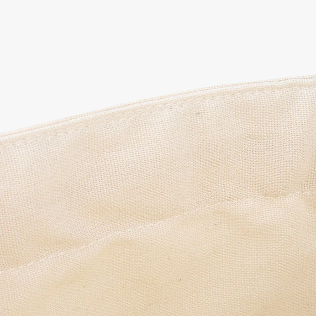 Cesto e Saco de Pão Algodão Bege 4EVERYDAY