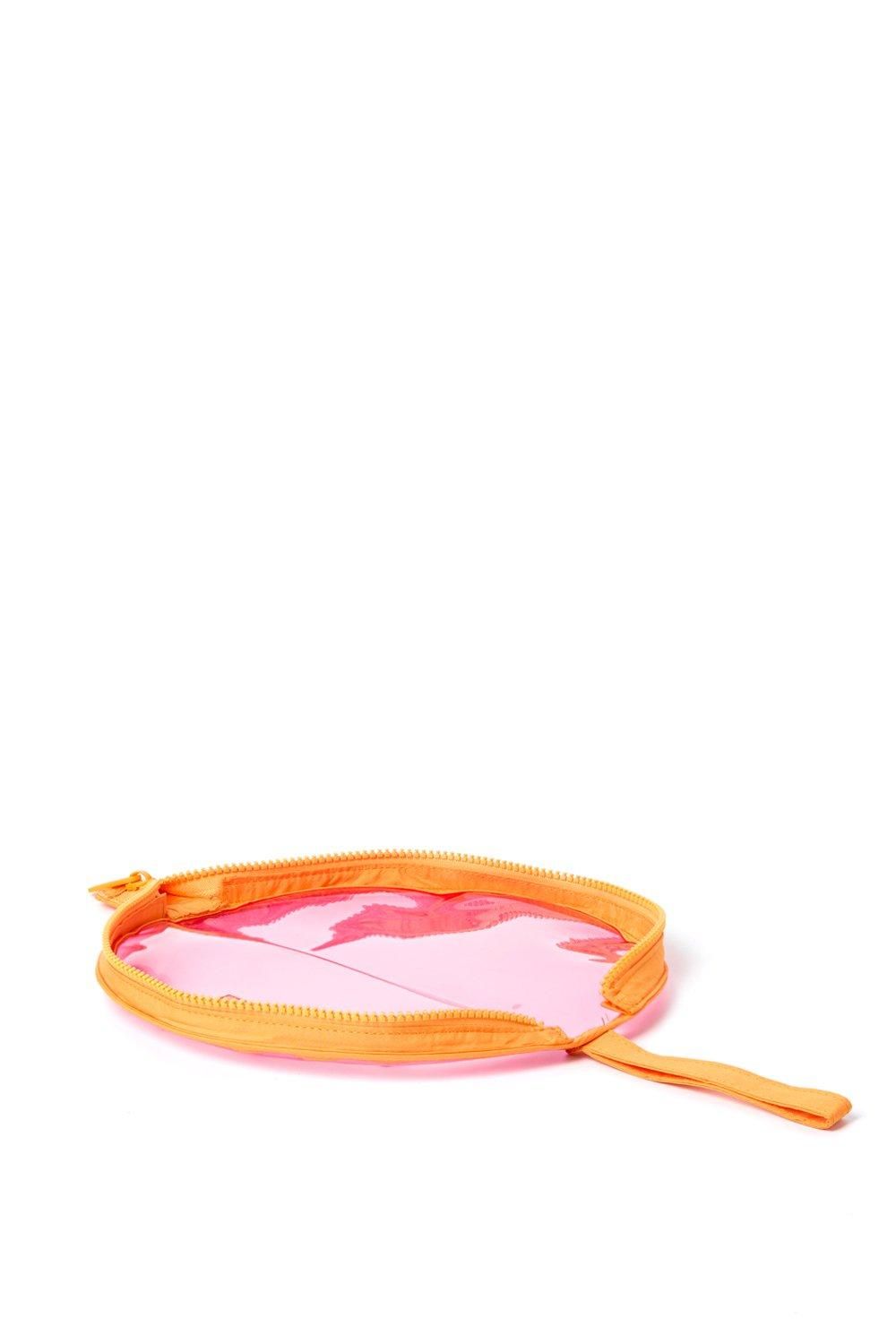 The Flat Lay Co Lunar Pouch in Orange and Pink