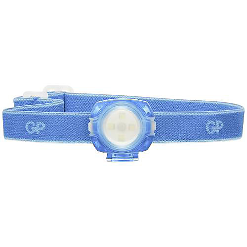 Lampe frontale GP Discovery CH31 LED à pile, 40 lm, 6 h, bleu