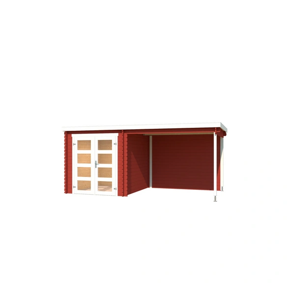 Gartenhaus »Long Beach«, BxHxT: 210 x 216,6 x 254,9 cm (Außenmaße inkl. Dachüberstand), Holz