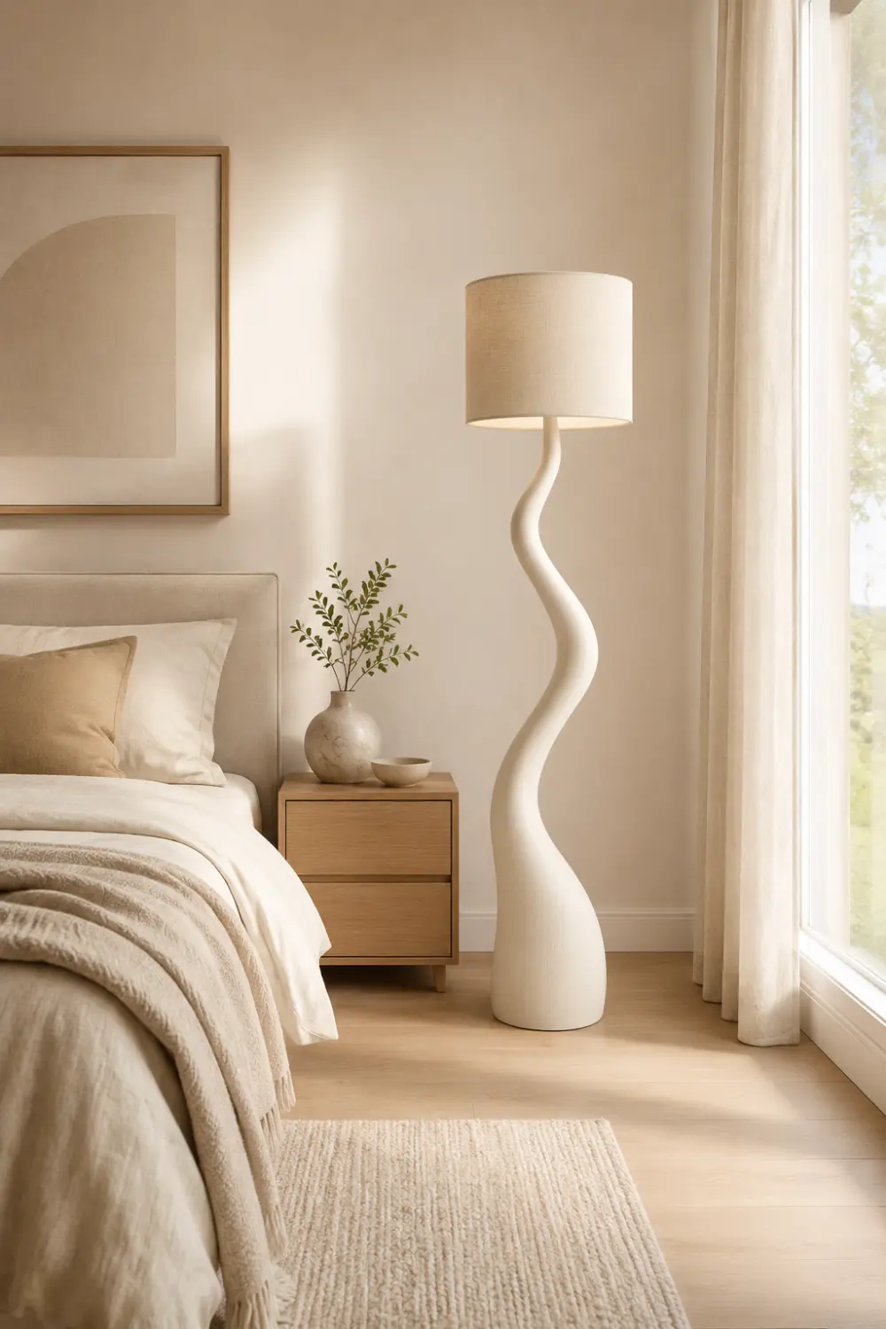 Wooden Art Lamp #WL097