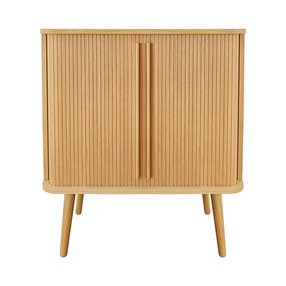 ROVE - Buffet haut en bois H95cm bois clair