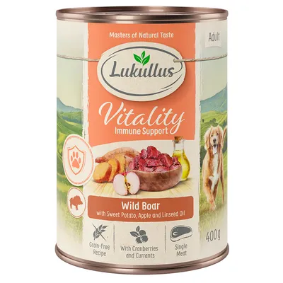 Lukullus Vitality Immune System: Wild Boar (Grain-Free)
