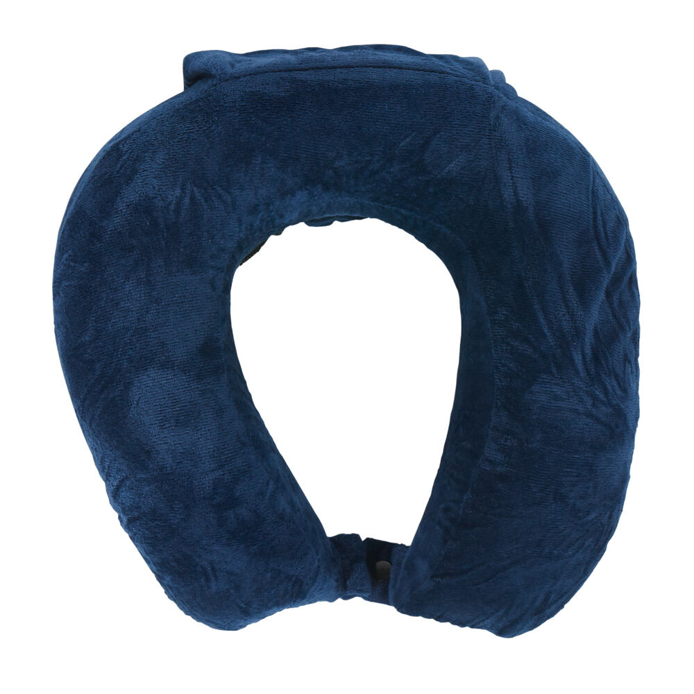 Coussin à mémoire de forme pour le cou bleu marine