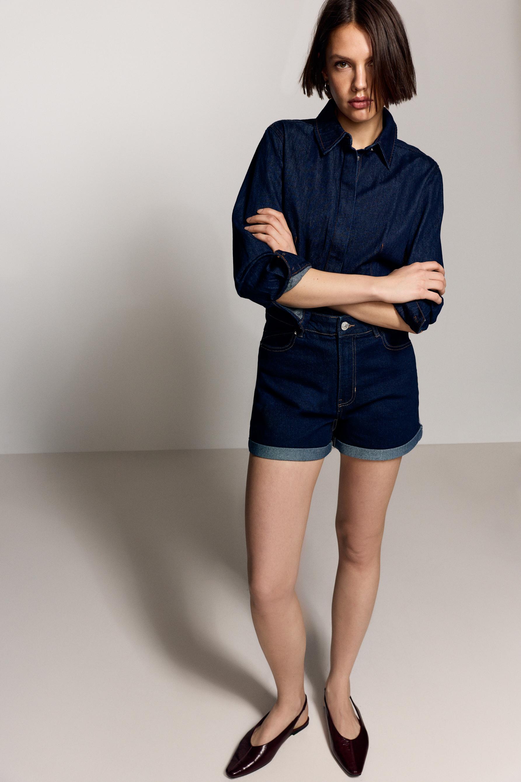Short denim stretch