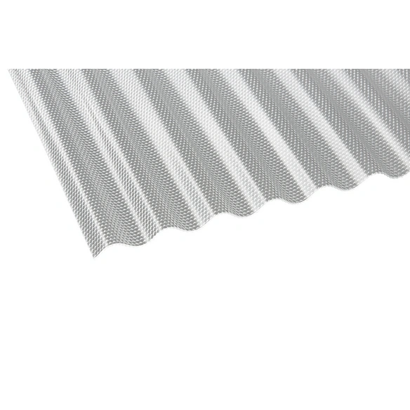 Wellplatte, Wabenstruktur, LxB: 200x104,5 cm, klar