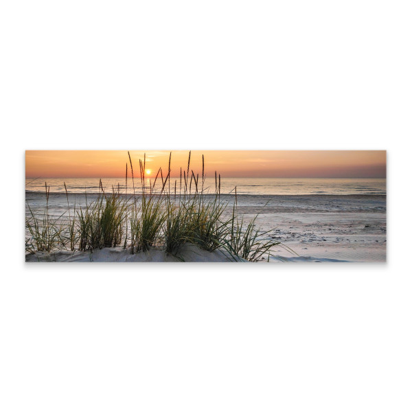 Obraz Panoramiczny Zachód Słońca Na Plaży 145x45cm