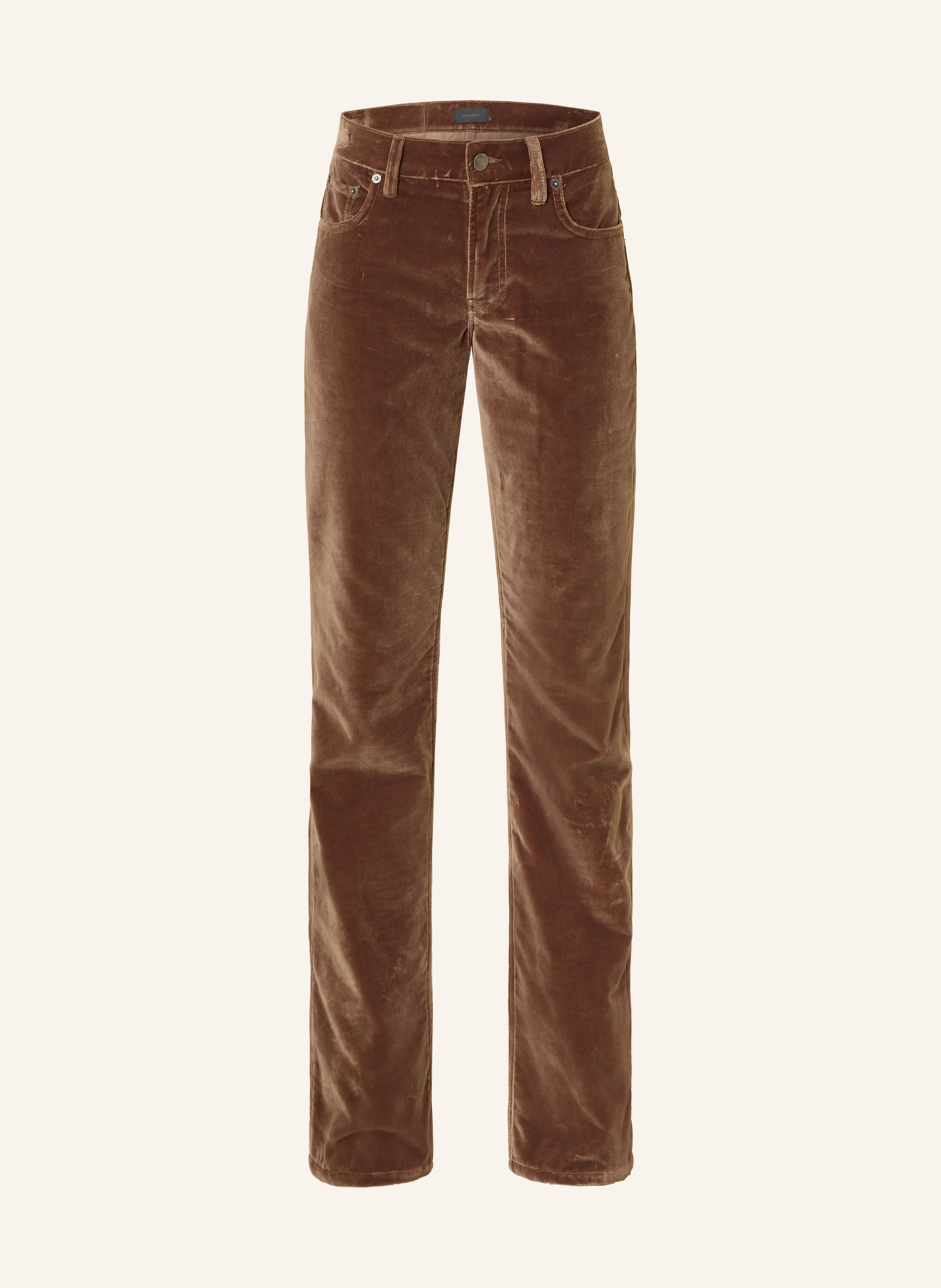 HAIKURE Bootcut-Hose CARLY aus Samt
