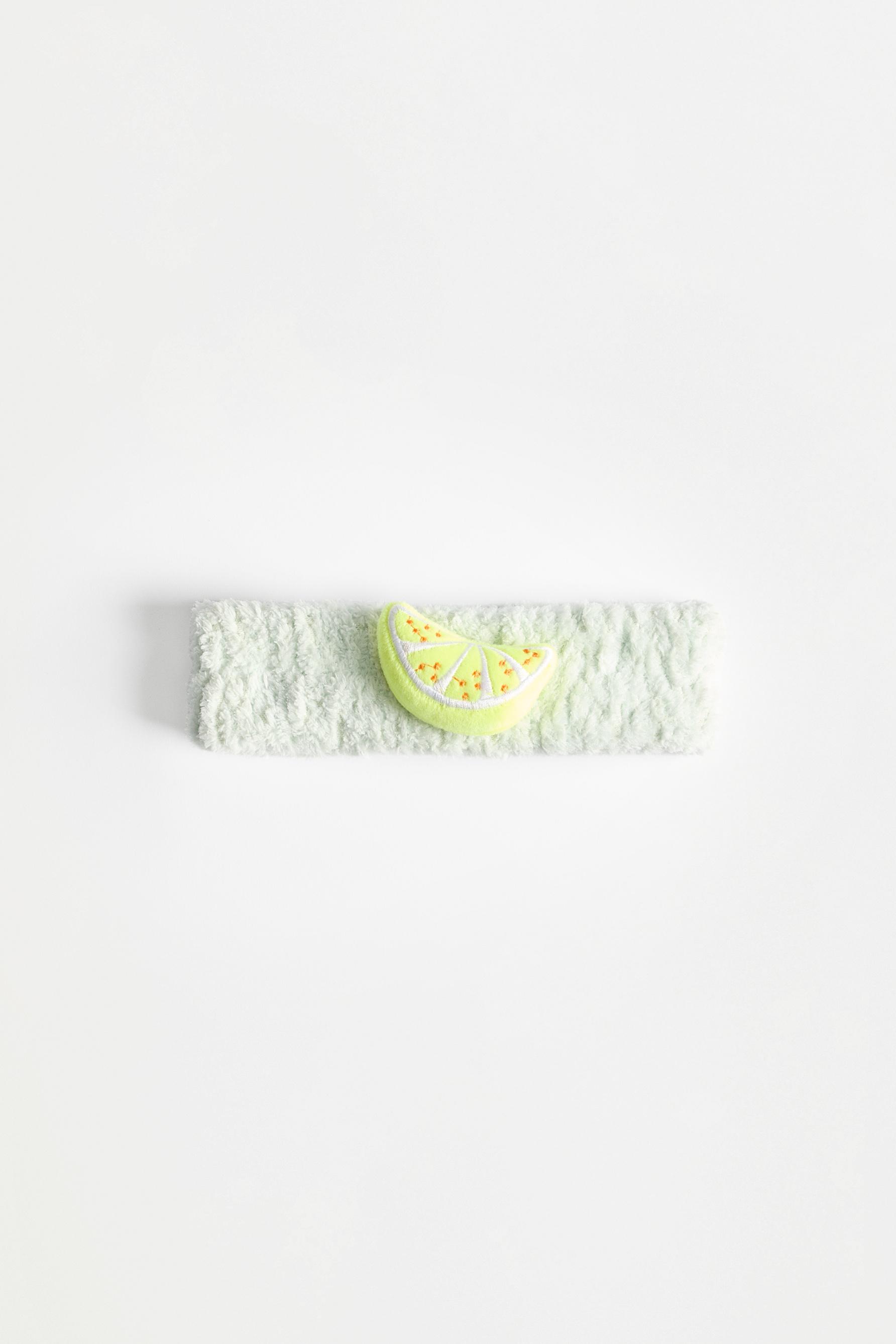 Bandana maquillaje limón