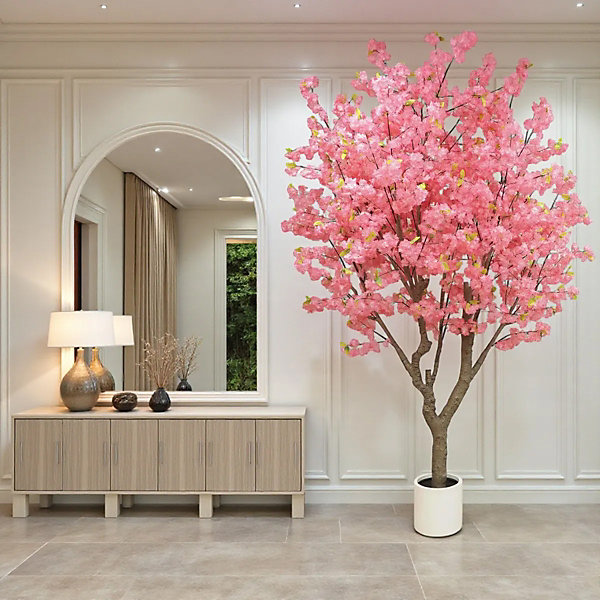 Cerisier artificiel rose 280cm