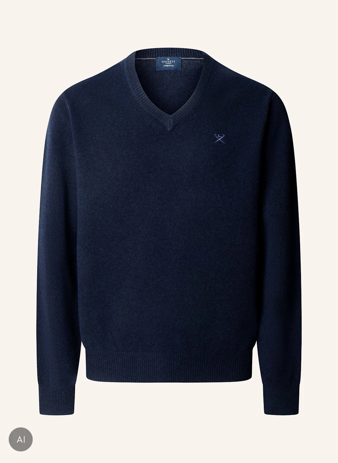 HACKETT LONDON Pullover LAMBSWOOL V NECK