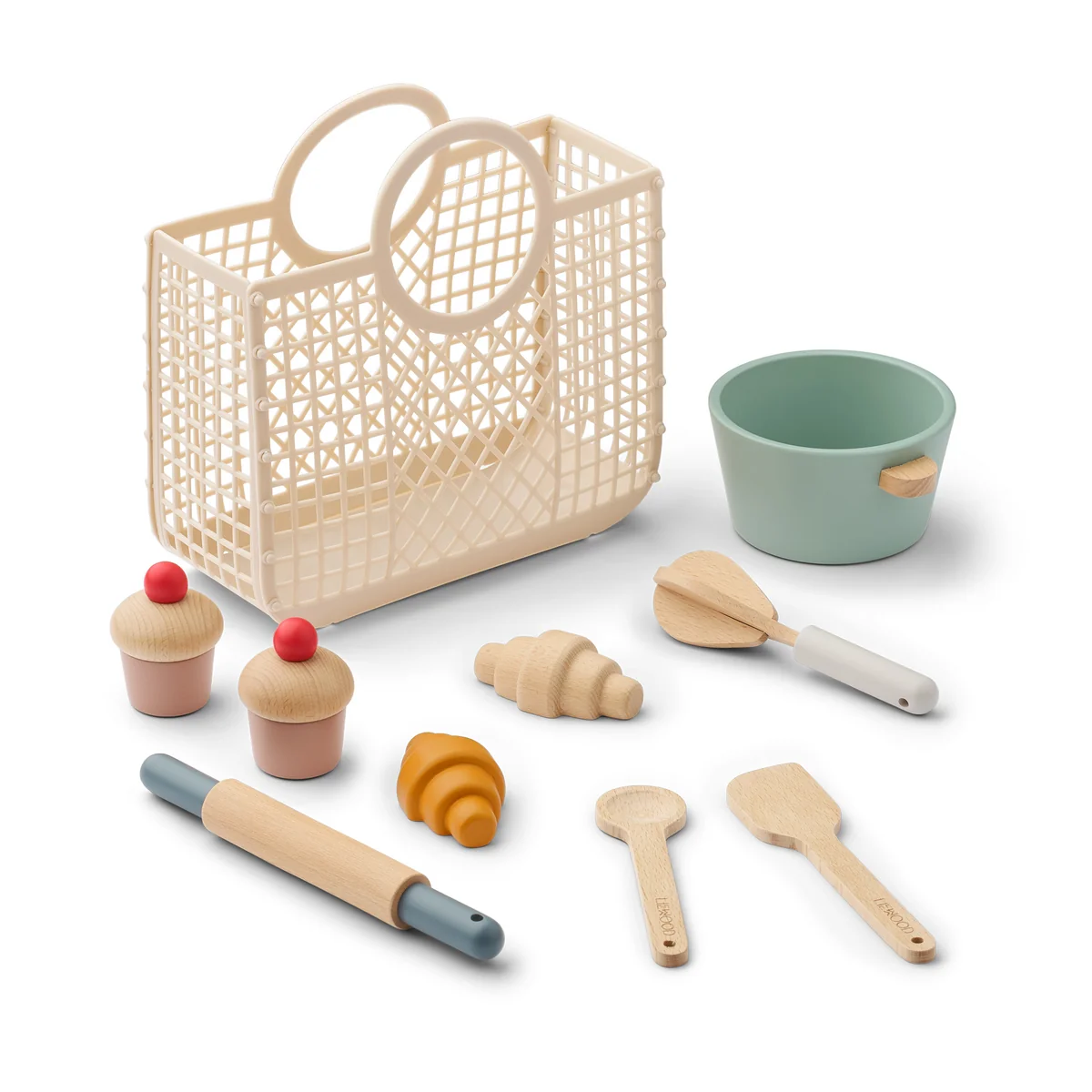 LIEWOOD - Lisbeth Spielzeug-Set, Backen, mehrfarbig (9-tlg.)