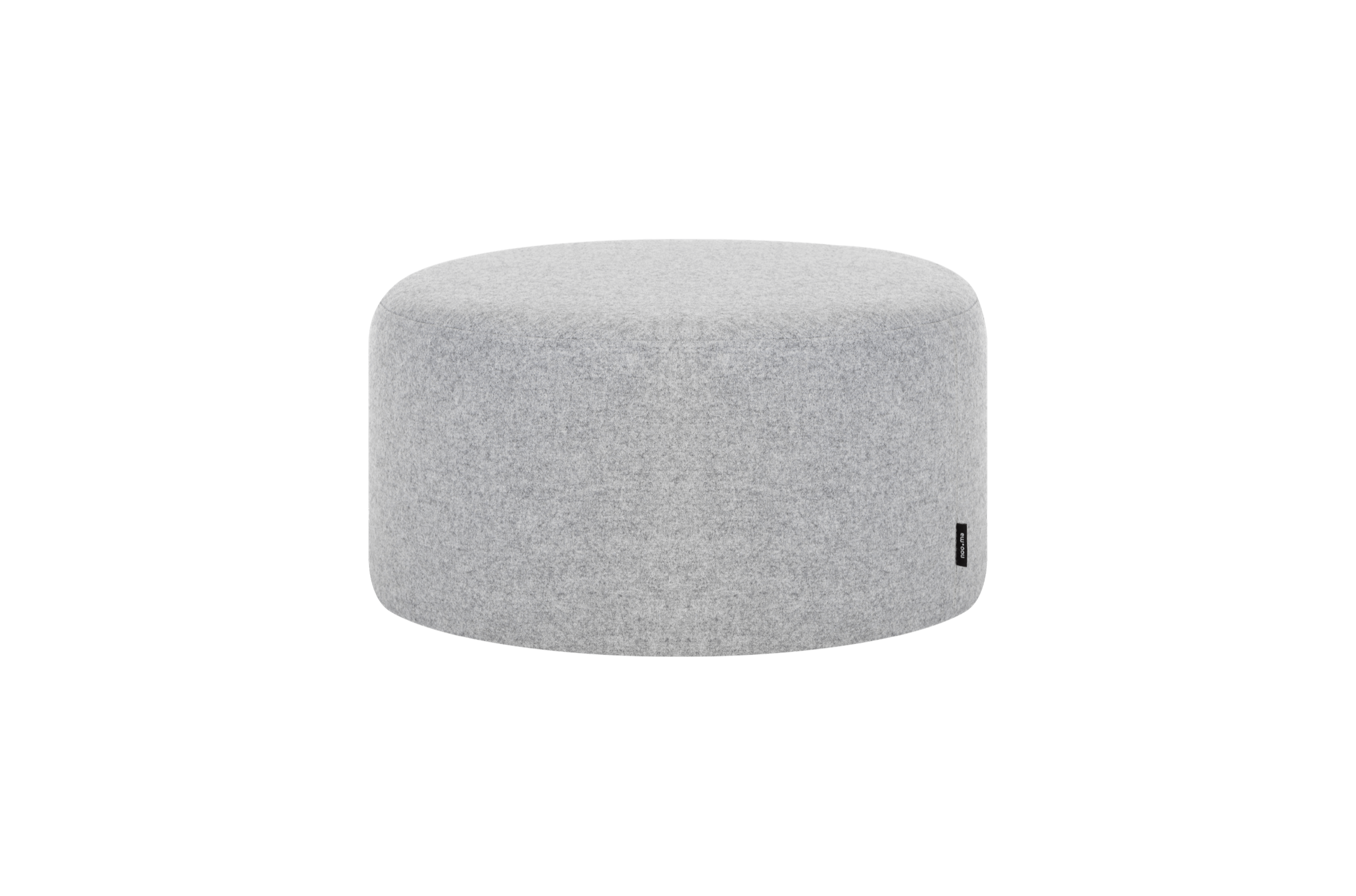 noo.ma FOLK Poef - Universal Grey Wool