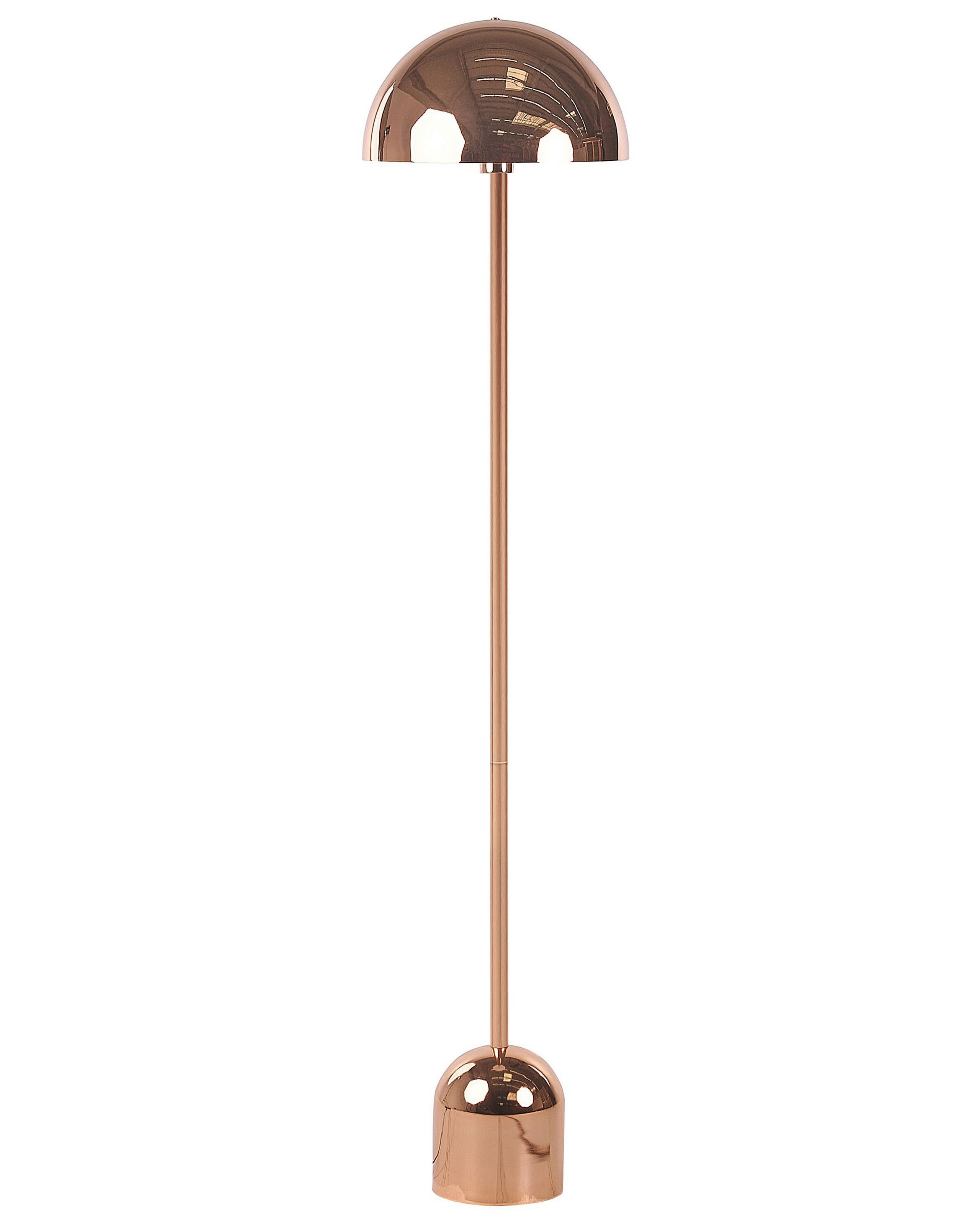 Lampa stojąca podłogowa 158 cm miedziana