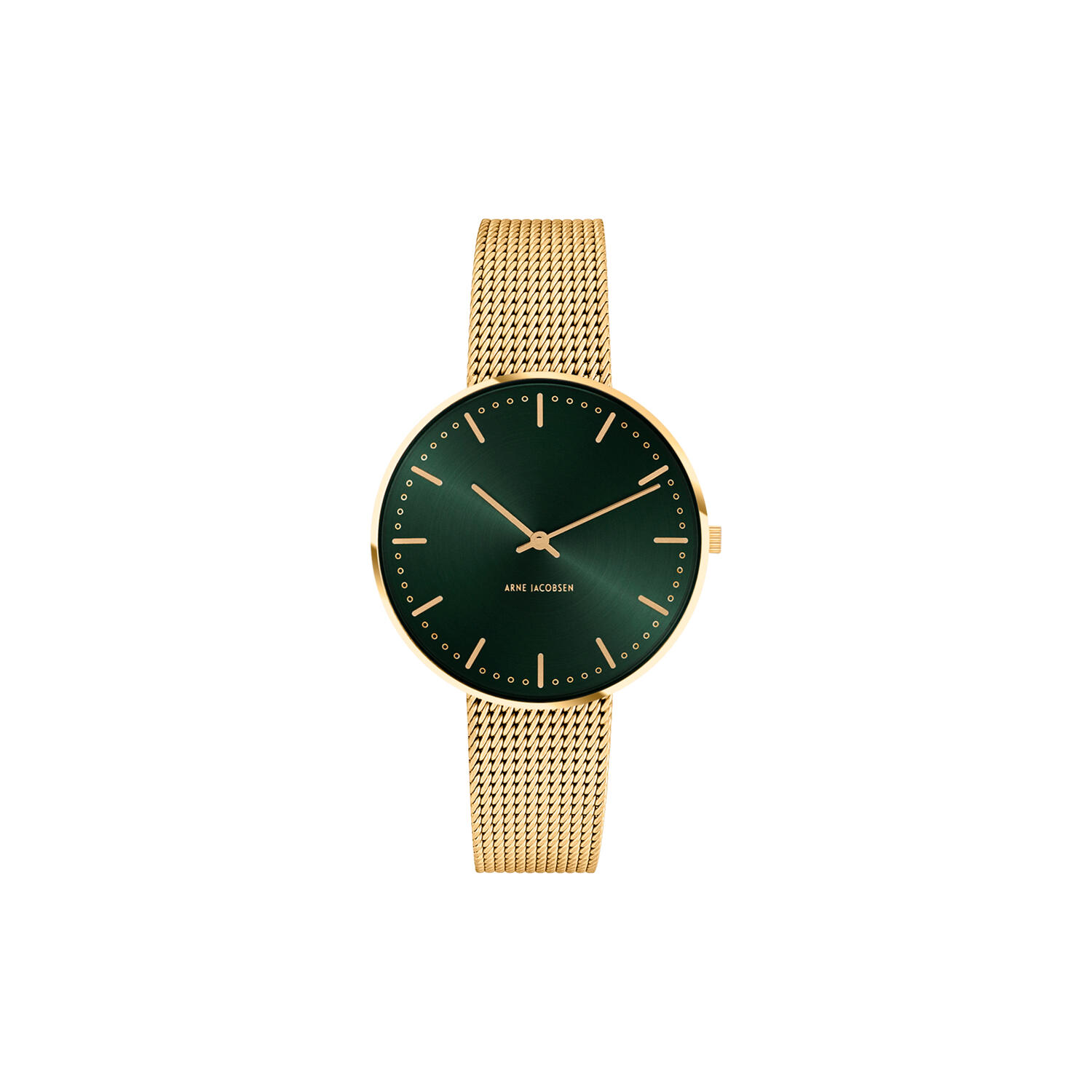City Hall Evergreen armb&aring;ndsur, green/gold/matt gold