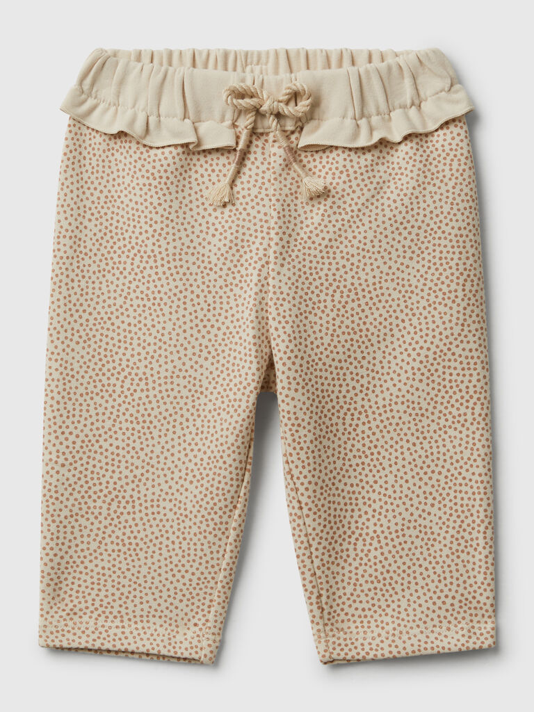 Trousers with rouches
