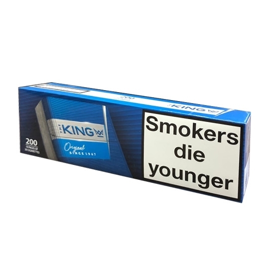 Blue King 20s Cigarettes x 10 Packs /1 Carton