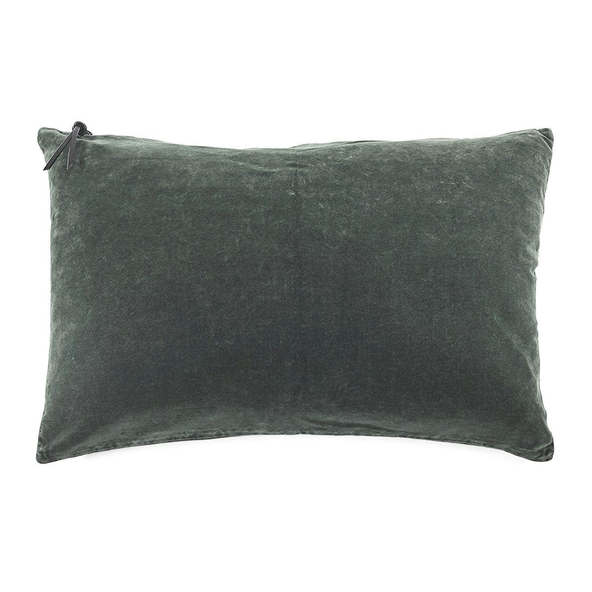 L'ESSENTIEL - Lavage de velours Vert Acacia 50x70