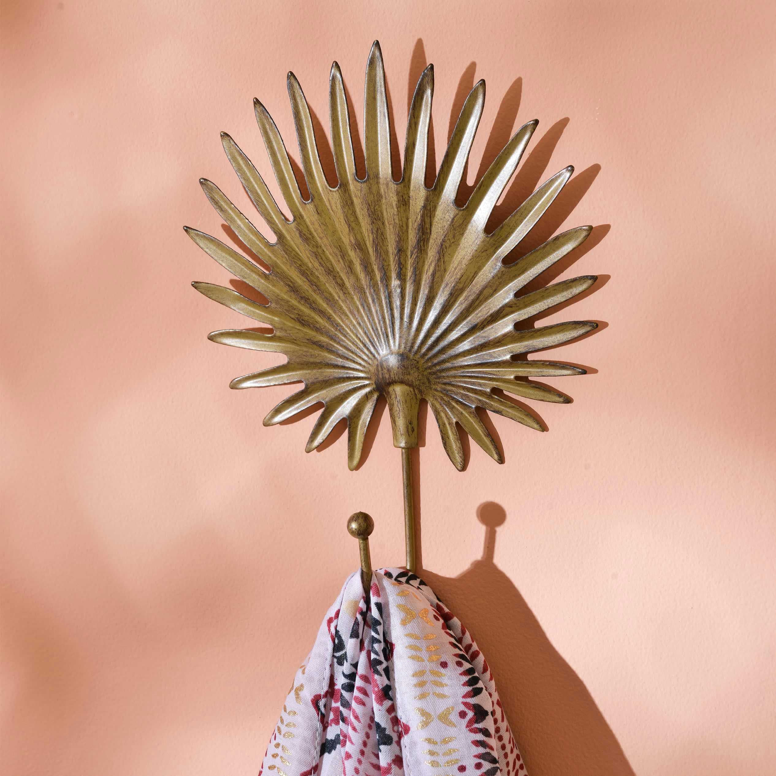 LORIAN - Porte-manteaux en métal jaune