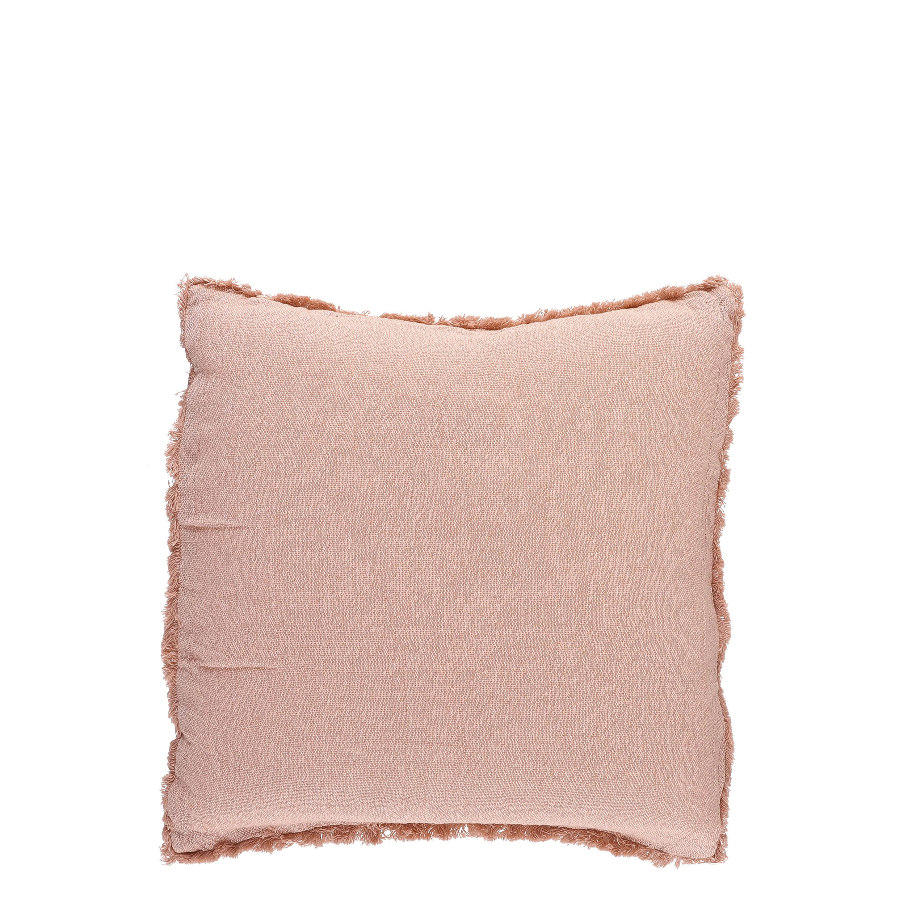 BERKELEY - Coussin en coton organique rose 45x45