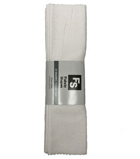 10 White Square Cotton Fabric Shapes 20ct by Keepsake Calico