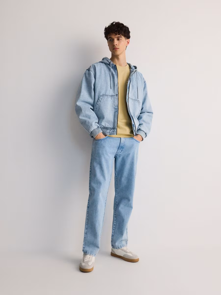 Hooded Denim Jacket
