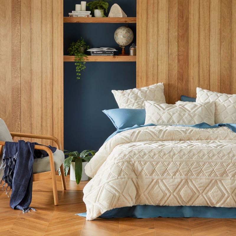 Alaska Cream Quilted Pillowcases