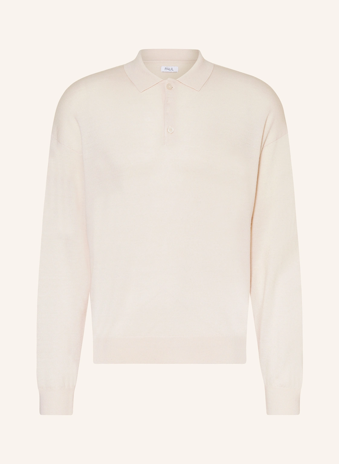 PAUL Strick-Poloshirt aus Merinowolle