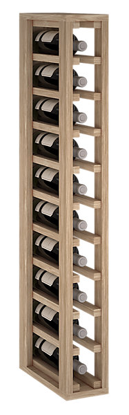 Meuble Range Bouteille de vin Série Godello en Chêne massif 10 bouteilles