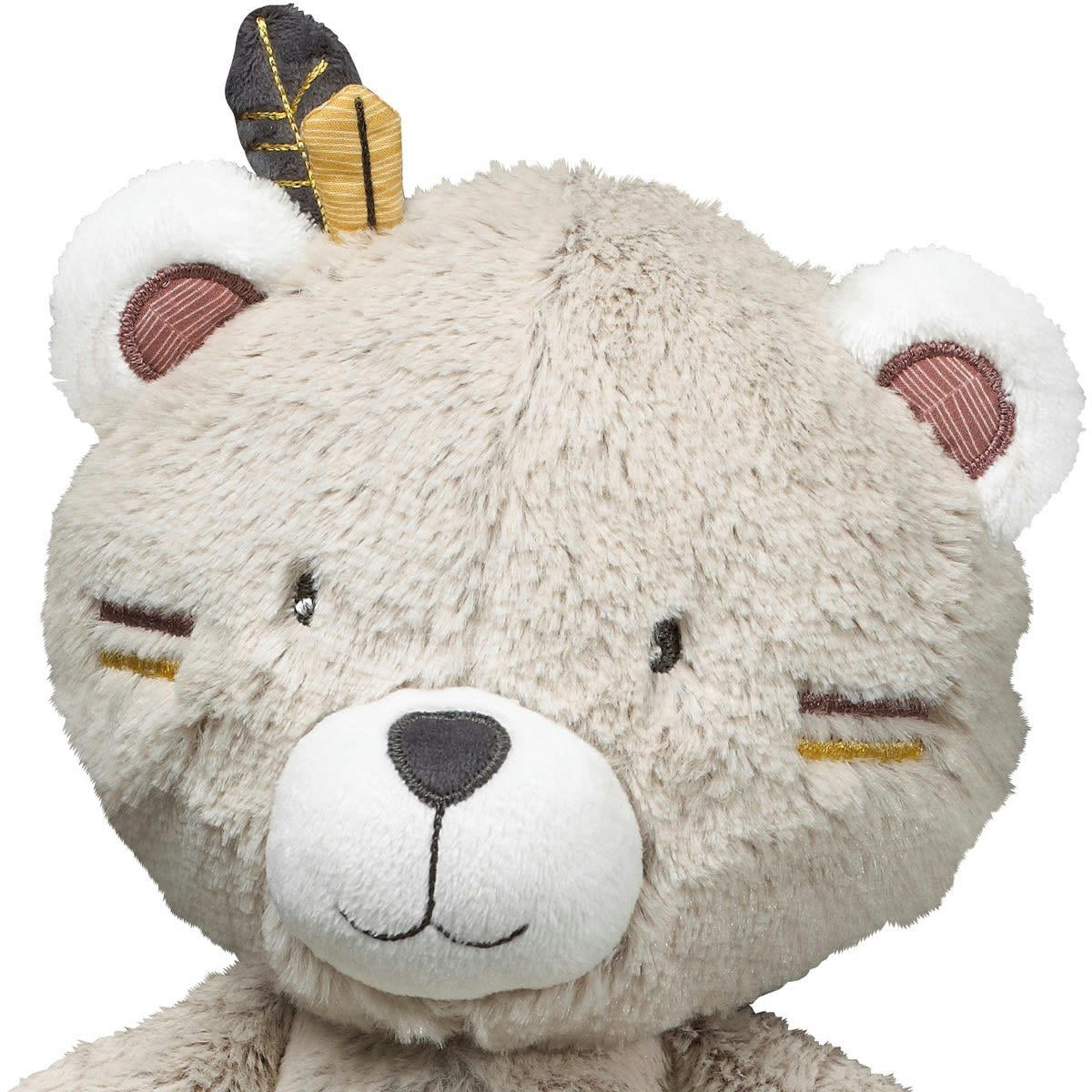 TIMOUKI - Doudou Ours en velours beige