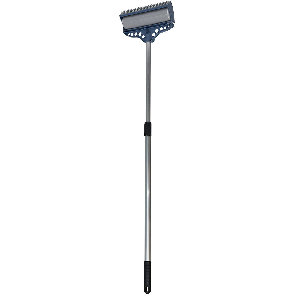 Brosse adhésive avec manche télescopique