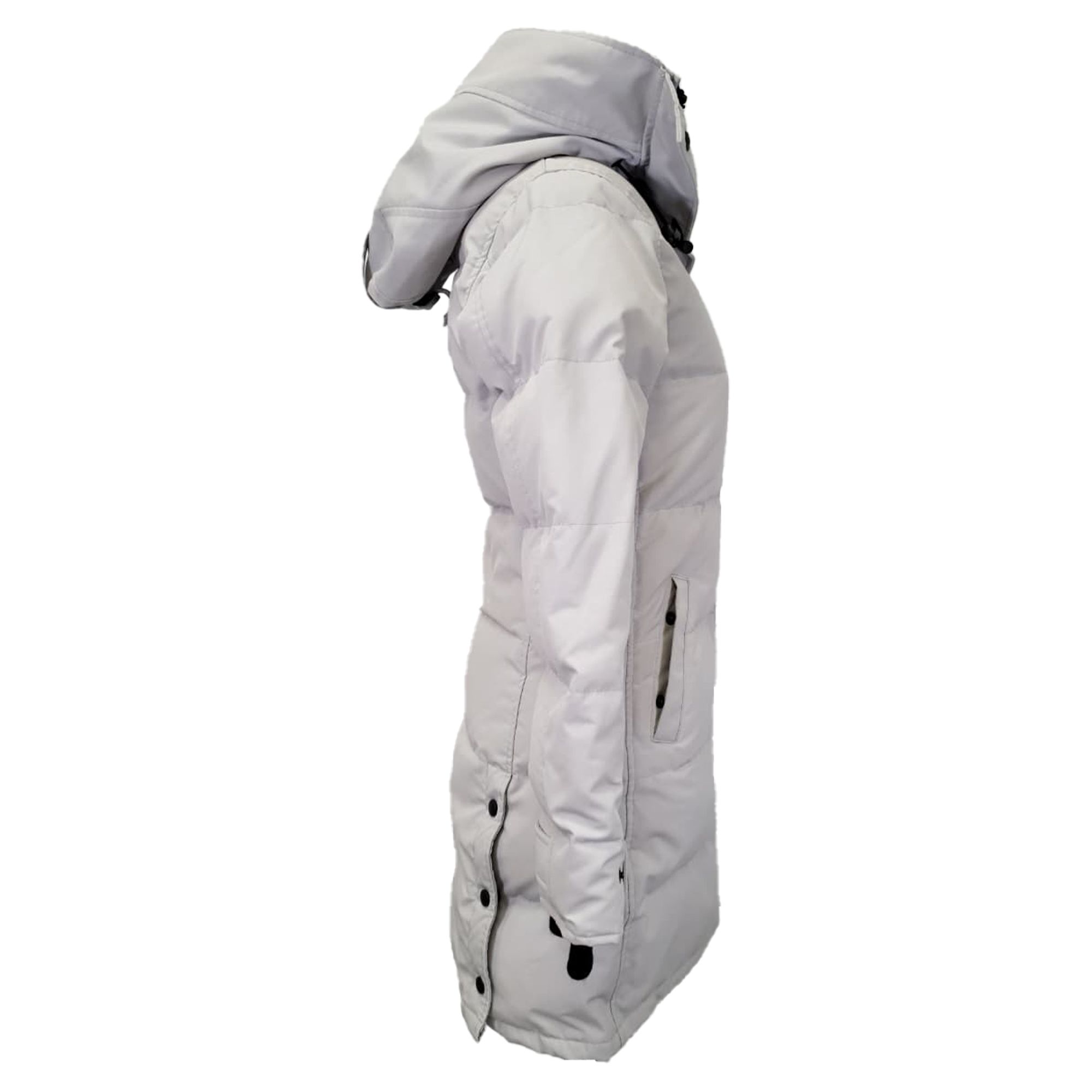 Canada Goose Preloved Shelburne Down-Filled Parka in White Polyester