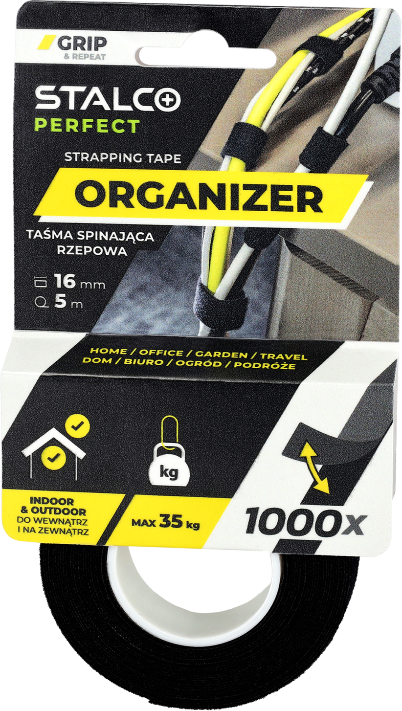Taśma spinająca rzepowa 16mm x 5m STALCO PERFECT S042276667 STALCO PERFECT S042276667