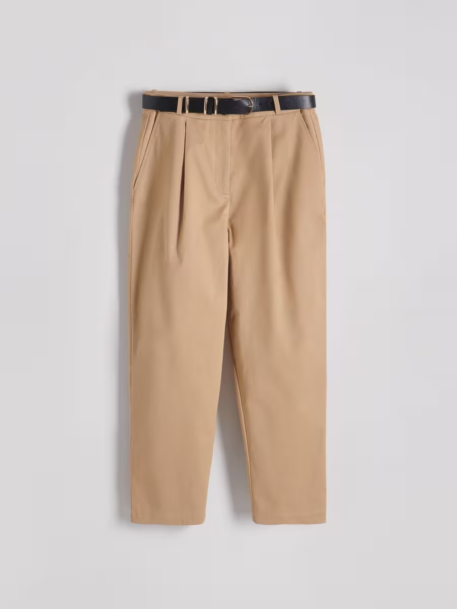 Chino Trousers With Belt